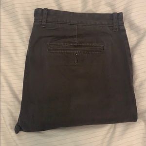 J.Crew grey stretch slim chinos. 36x32